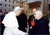 Roma, Collegio S. Monica - visita di Giovanni Paolo II al Patristicum, 1982